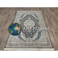 Иранский ковер Shahname 1200 302 Синий-бежевый